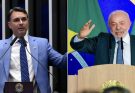 Flávio Bolsonaro tem 51,2% e Lula 48,8% dos votos válidos, aponta pesquisa Ipespe/Abrapel