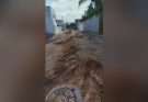 Chuvas deixam ruas intransitáveis em Serrinha após obras de esgotamento sanitário